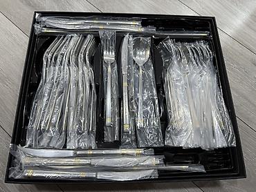 Qab-qacaq və mətbəx ləvazimatları: KARACA Premium Çatal-Bıçaq-Qaşıq Dəsti – 12 nəfərlik yeni qutuda 600 — 3