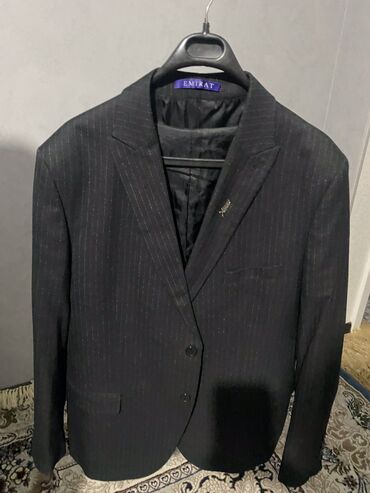спартивный костюм мужской: Костюм 5XL (EU 50), 7XL (EU 54), цвет - Черный