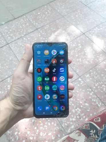 мобильный телефон: Redmi 9, 64 GB, rəng - Boz, Barmaq izi