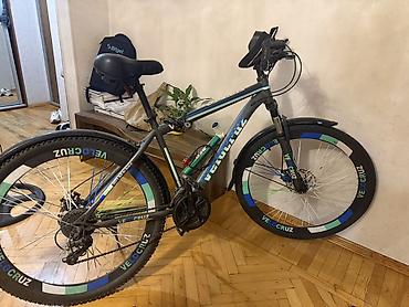 - Dağ/şosse tipli universal velosiped - 26" təkərlər, VELOCRUZ aero