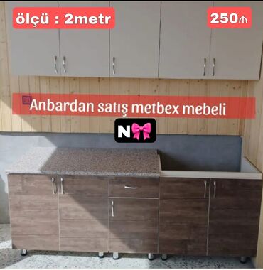 şvellerin qiyməti: Satılır: *BİRBAŞA İSTEHSALDAN mətbəx mebeli* Qeyd: Yazılan qiymət