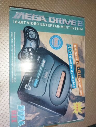 купить sega mega drive 2: Продаю Sega mega drive 16 bit! Играли несколько раз.Состояние