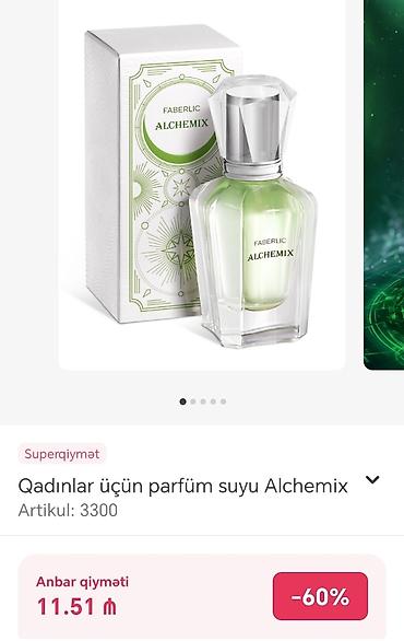 elektron siqaret hqd: Faberlic Alchemix – qadınlar üçün parfum suyu endirimlə 8 manat — 1