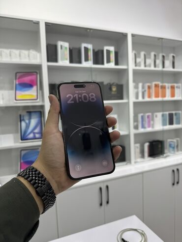 Apple iPhone: IPhone 14 Pro Max, 256 GB, Qara, Zəmanət, Face ID — 10