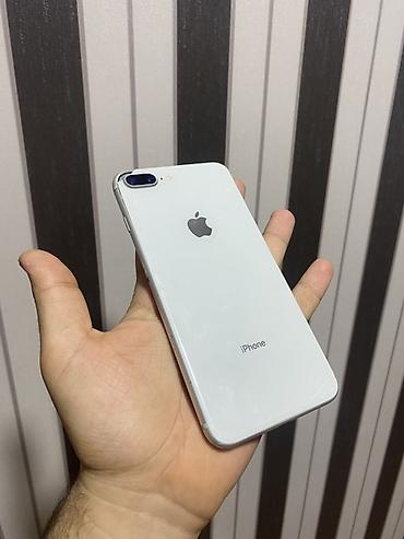 iphone 7: IPhone 8 Plus, 64 GB, Ağ, Barmaq izi — 1
