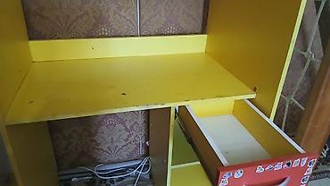used bed: Продаю кровать/шкаф/парта 3в1 с матрасом боконбаева/уметалиева — 3