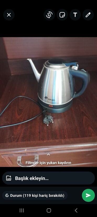 kettle qiymetleri: Tefal çaynik etiyac olmadıgıçün satilir baha alinib endirimle