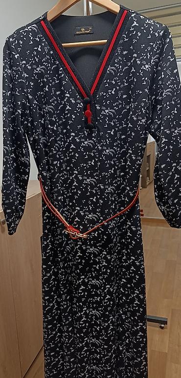 Повседневное платье, Длинная модель, Трикотаж, XL