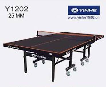İdman oyunları: Professional YINHE Y1202 stolüstü tennis masası – 25 mm - Model — 1