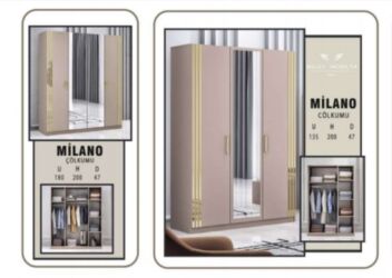 набор ключей купить: Yeni, Açılan, 3 qapılı Düz dolab, Qarderob, paltar dolabı, Türkiyə