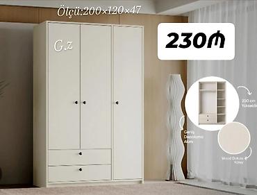 3 qapılı dolab Ölçü: 200 × 120 × 47 sm Qiymət: 230 ₼ - Hündürlük lalafo.az -da 3 qapılı dolab Ölçü: 200 × 120 × 47 sm Qiymət: 230 ₼ - Hündürlük