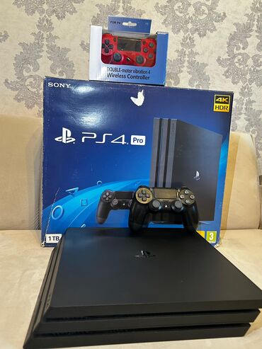 ps4 pro 250€: Playstation 4 Pro 1 TB yaddaş,evdə istifadə olunub təzədən fərqi