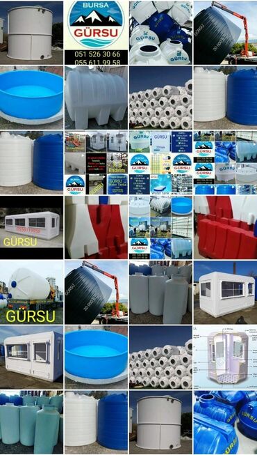 Baklar və çənlər: Bak, Plastik, 10000 l l, Yeni, Pulsuz çatdırılma — 15