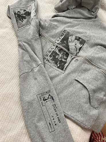 pull and: Худи на молнии Enfants Riches Déprimés серого меланжевого цвета — 3