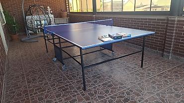 Digər idman və istirahət malları: YENİDİR Yigilib acilan,rahat dasinan tekerli tenis stolu. Olculeri — 1