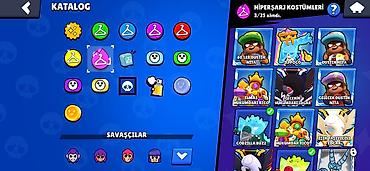 Игрушки: Brawl Stars oyun hesabı - Kupa yolu: 37,478 (ən yüksək 37,486), Liga — 8
