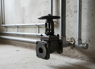 люк чугуный: Запорный клапан, Материал: Чугун, Диаметр резъбы: 25 мм