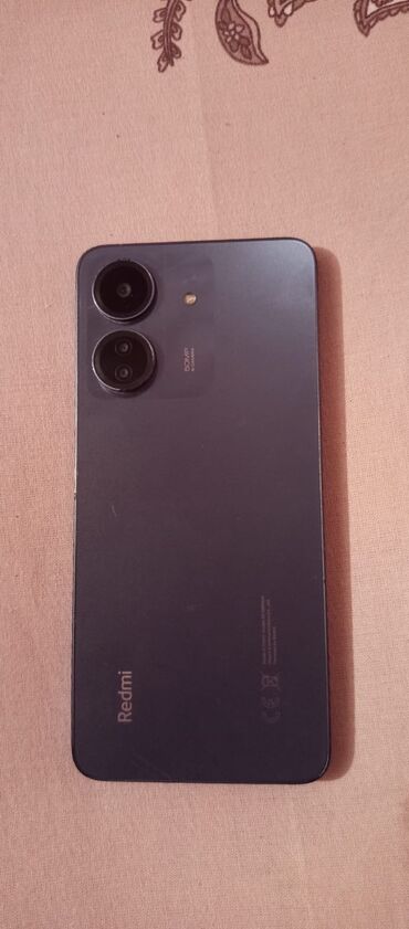 Xiaomi: Xiaomi Redmi 13C, 256 GB, rəng - Mavi, 
 Sensor, Barmaq izi, İki sim kartlı