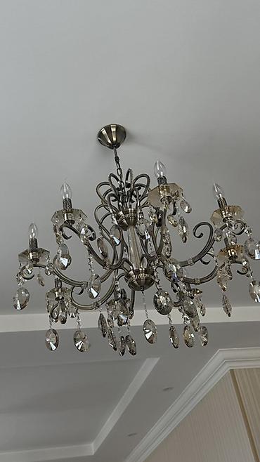 Çılçıraq, 8 lampa, Xrustal