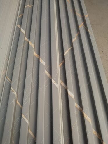 Жидкие обои: Dekorativ PVC lamel panellər - Material: PVC (yüngül, nəmə və