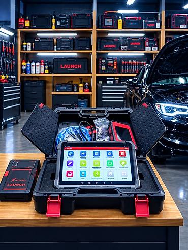 монолитный домкрат: Профессиональный автосканер LAUNCH X‑431 PRO в комплекте Описание: - — 1