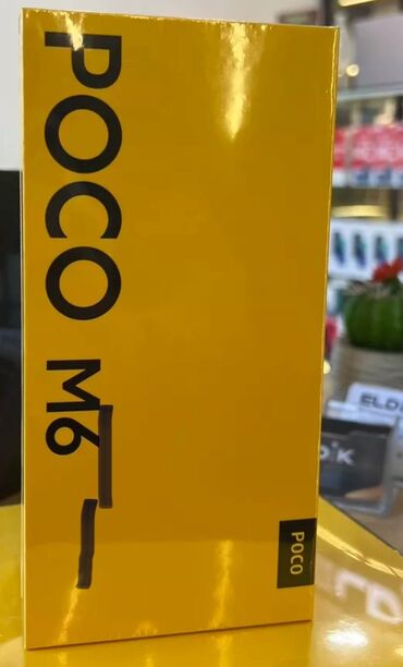 оперативная память apacer: Poco M6, Жаңы, 256 ГБ, түсү - Кара, 2 SIM