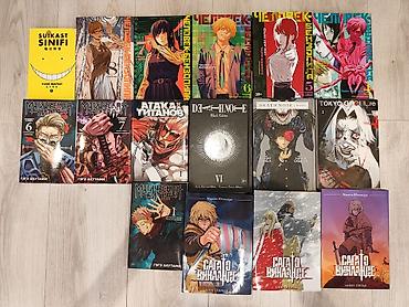 anime səkilləri oglan: Manga və qrafik roman toplusu Satışda müxtəlif seriyalardan ibarət — 2