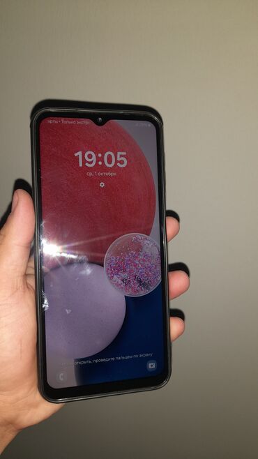 как зарегистрировать сим карту мегаком: Samsung Galaxy A13, Колдонулган, 64 ГБ, түсү - Ак, 2 SIM
