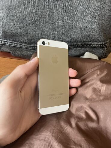 iphone 5s korpus: IPhone 5s, 16 ГБ, Matte Gold, Отпечаток пальца