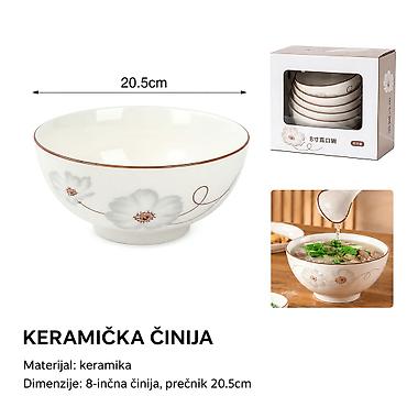 Naslov: Činija sa ravnim rubom 5412474-A Opis: Keramička činija sa