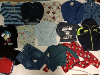 Paketi dečije odeće: Paket: Duksevi, Džemperi, Jakne, Za dečake, uzrast: 5-6 godina — 20