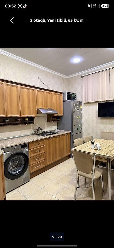 zamin əmlak: 2 otaqlı mənzil – Yeni tikili, 65 kv.m Çoxh super evimiz var.✅️ 2 — 8