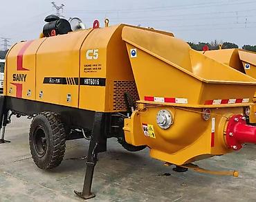 Стационарный бетононасос SANY HBT6016C-5D — это высокопроизводительная