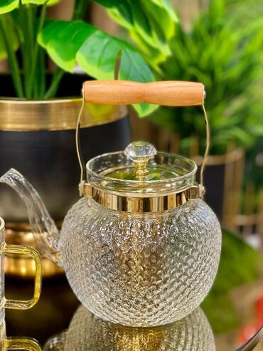 Dəm çaydanları: Yeni, rəng - Qızılı, Dəm caydanı — 8