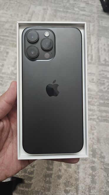 iphone 1e: IPhone 14 Pro Max, Б/у, 256 ГБ, Черный, Коробка, 86 %
