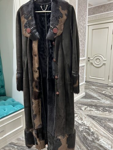 qadın qış paltoları: Palto XL (EU 42), rəng - Qəhvəyi