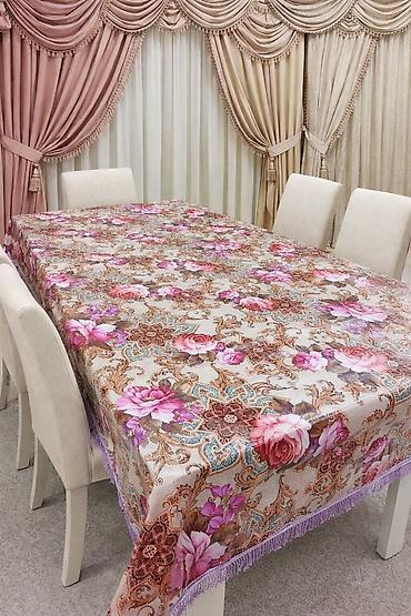 yeni il sufreleri: Məhsul: Naxışlı süfrə kolleksiyası - Material: Parlaq səthli suya və — 4