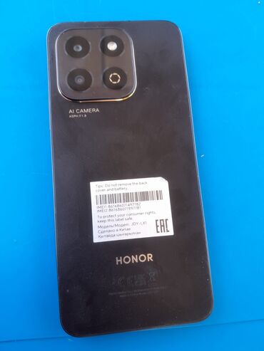 Honor: Honor X6a, 128 GB, rəng - Qara, Barmaq izi