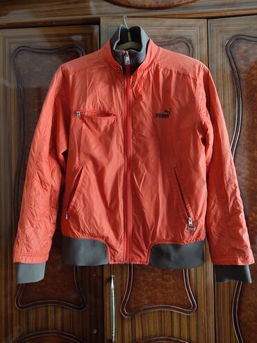 nike куртки: Куртка цвет - Оранжевый