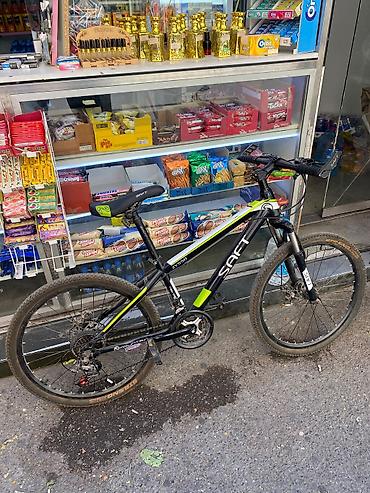 velosiped olympia: SAFT ZY-950 dağ velosipedi - Çərçivə: Alüminium, qara-yaşıl rəng — 1