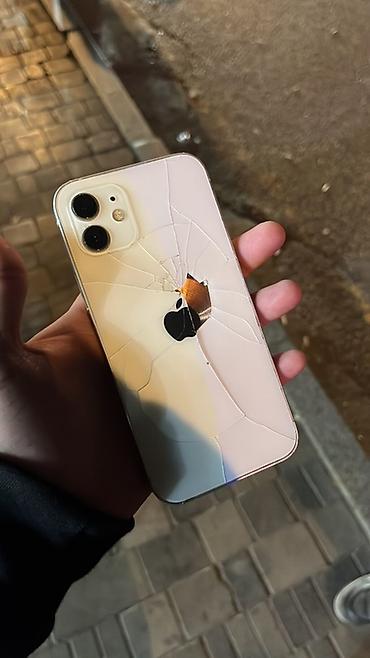 whatsapp plus pro: IPhone 12, 64 GB, Ağ, Qırıq — 2