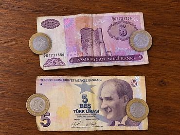 Kolleksiya üçün müxtəlif ölkələrin valyutaları dəsti. Tərkib: -