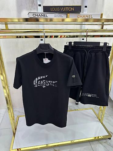 Trenerke: Trenerka Lacoste, bоја - Crna — 8
