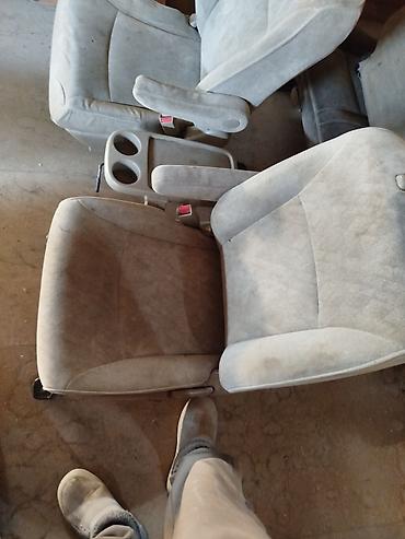 Комплект сидений, Ткань, текстиль, Honda 2003 г., Б/у, Оригинал
