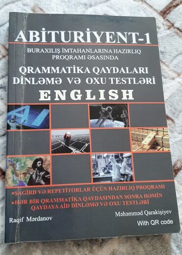 Kitablar, jurnallar, CD, DVD: Abituriyentlər üçün ingilis-dili vəsaiti.9-azn.metrolara çatdırılma
