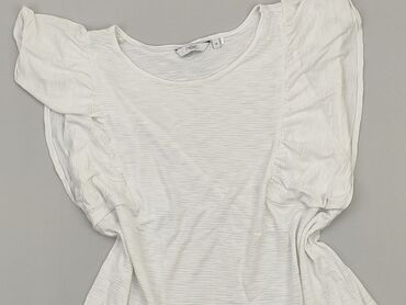 białe eleganckie bluzki na krótki rękaw: Bluzka Damska, Next, 2XL, stan - Dobry