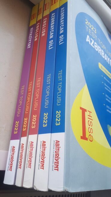 Kitablar, jurnallar, CD, DVD: Test toblulari