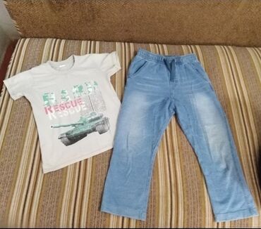 Джинсы и брюки: Джинсы и брюки, цвет - Синий, Новый — 5