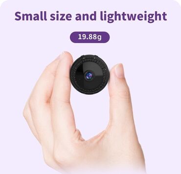 starex qara qarayev фото: Qara rəngdə, yığcam dizaynlı Mini kamera V380 Pro ağıllı WiFi kamera