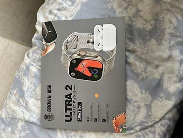 Наручные часы: ‼️Real alıcıya endirim olacaq‼️CROWN M50 ULTRA 2 – Smart saat 10‑u — 1